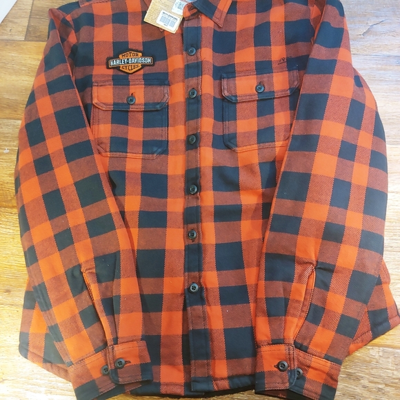 harley davidson plaid jacket